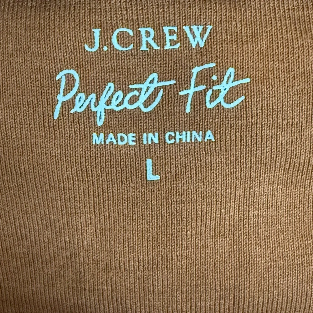 J. Crew Women's Brown V-Neck Blouse